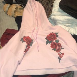 Cropped hoodie